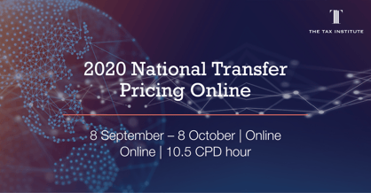 National Transfer Pricing Online event