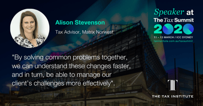 Alison Stevenson talks about the benefit of solving common problems together. 