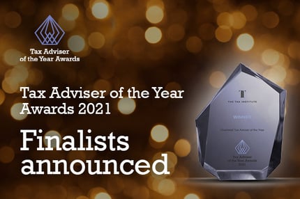 The wait is over! Finalists announced for The Tax Adviser of the Year Awards 2021